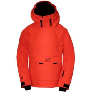 2117 LILLHEM JUNIOR´S JACKET Dětská lyžařská bunda, červená, veľkosť 140