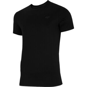 4F MENS T-SHIRT Pánské tričko, černá, velikost S