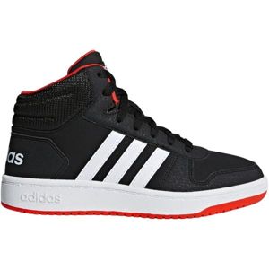 adidas HOOPS MID 2.0 K černá 34 - Dětská volnočasová obuv