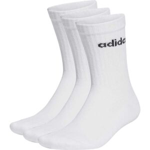 adidas C LIN CREW 3P Ponožky, bílá, velikost M