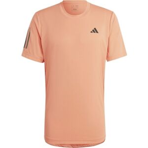 adidas CLUB 3STR TEE Pánské tenisové tričko, oranžová, velikost L