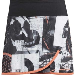adidas CLUB GRAPHSKIRT Dámská tenisová sukně, černá, velikost M