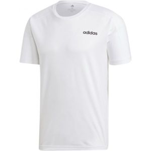 adidas D2M TEE Pánské tričko, Bílá,Černá, velikost S