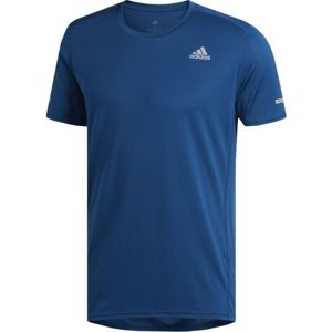 adidas RUN TEE M modrá XL - Pánské běžecké tričko