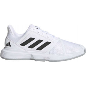 adidas COURTJAM BOUNCE bílá 9.5 - Pánská tenisová obuv