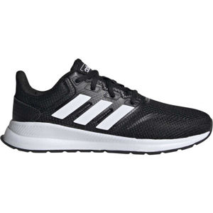 adidas RUNFALCON K Dětská běžecká obuv, Černá,Bílá, velikost 3.5