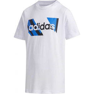 adidas YB Q2 T Chlapecké tričko, bílá, velikost 116