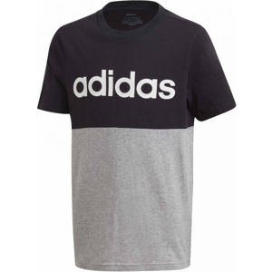 adidas YOUNG BOYS LINEAR COLORBOCK T-SHIRT  116 - Chlapecké triko