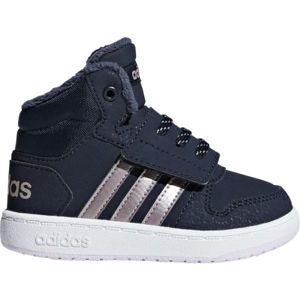 adidas HOOPS MID 2.0 I tmavě modrá 26 - Dětské volnočasové boty