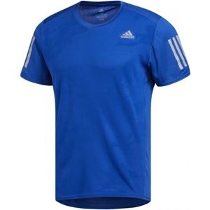 adidas RESPONSE TEE M tmavě modrá S - Pánské běžecké triko