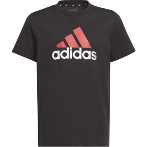 adidas U BL 2 TEE Chlapecké tričko, černá, velikost 128