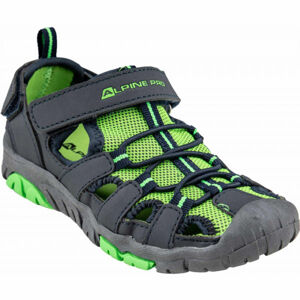 ALPINE PRO EAKY Dětské sandály, světle zelená, veľkosť 32