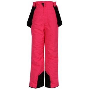 ALPINE PRO FUDO růžová 140-146 - Dětské kalhoty
