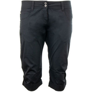 ALPINE PRO KAIURI Dámské 3/4 kalhoty, černá, veľkosť 34