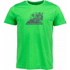 ALPINE PRO MACALL zelená XL - Pánské triko