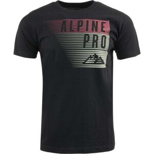 ALPINE PRO MEN'S T-SHIRT Pánské triko, černá, velikost M