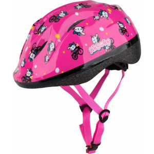 Arcore TIKKI Dívčí cyklistická přilba, růžová, velikost (51 - 53)