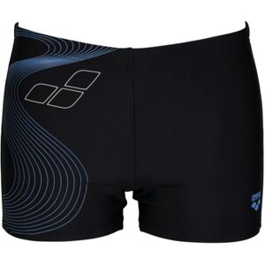 Arena SWIM SHORT GRAPHIC Pánské nohavičkové plavky, černá, velikost XL