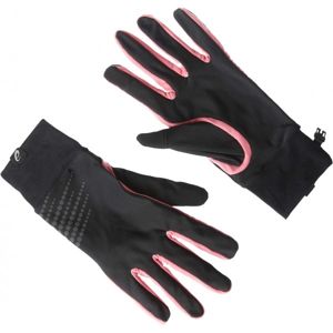 Asics BASIC PERFORMANCE GLOVES růžová XL - Běžecké rukavice