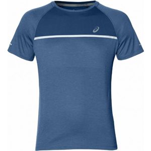 Asics SS TOP modrá S - Pánské běžecké triko