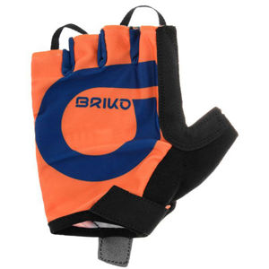 Briko GRANFONDO 5R0 oranžová L - Cyklistické rukavice