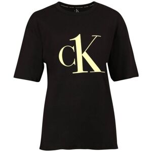 Calvin Klein CK1 COTTON LW NEW-S/S CREW NECK Dámské tričko, černá, veľkosť L
