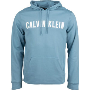 Calvin Klein HOODIE modrá S - Pánská mikina