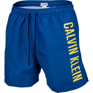 Calvin Klein MEDIUM DRAWSTRING Pánské plavecké šortky, modrá, velikost L