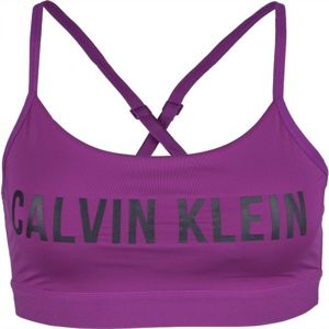 Calvin Klein LOW SUPPORT BRA fialová S - Dámská sportovní podprsenka
