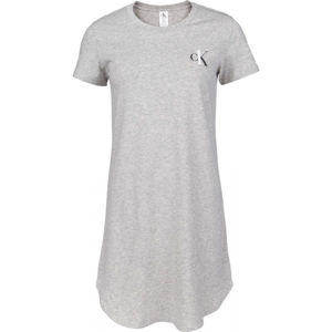 Calvin Klein S/S NIGHTSHIRT Dámská noční košile, šedá, velikost XS