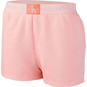 Calvin Klein SLEEP SHORT světle růžová XS - Dámské šortky