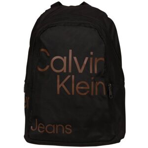 Calvin Klein SPORT ESSENTIALS ROUND BP43 AOP Městský batoh, černá, velikost UNI