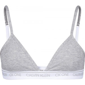 Calvin Klein UNLINED TRIANGLE Dámská podprsenka, šedá, velikost S