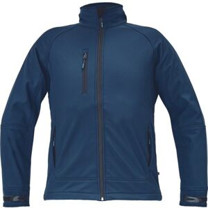 CERVA CHITRA Pánská softshellová bunda, tmavě modrá, velikost
