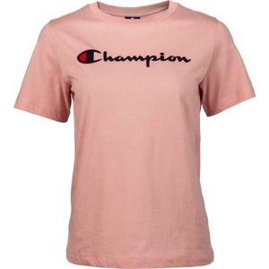 Champion CREWNECK T-SHIRT růžová XS - Dámské tričko