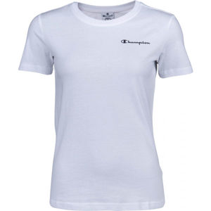 Champion CREWNECK T-SHIRT Dámské tričko, Bílá,Černá, velikost XS