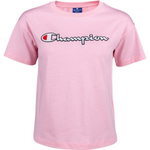 Champion CREWNECK T-SHIRT růžová S - Dámské tričko