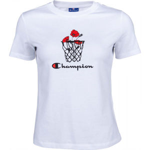 Champion CREWNECK CROPTOP bílá L - Dámské tričko