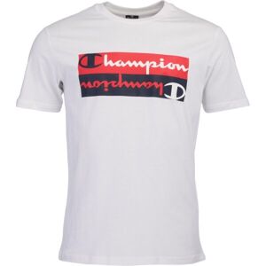 Champion GRAPHIC SHOP AUTHENTIC CREWNECK T-SHIRT Pánské tričko, bílá, velikost XL