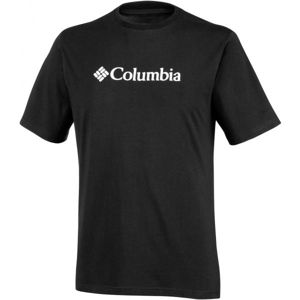 Columbia CSC BASIC LOGO TEE Pánské triko, černá, velikost S