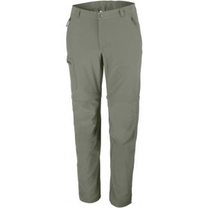 Columbia TRIPLE CANYON CONVERTIBLE PANT Pánské outdoorové kalhoty, světle zelená, velikost 40/32