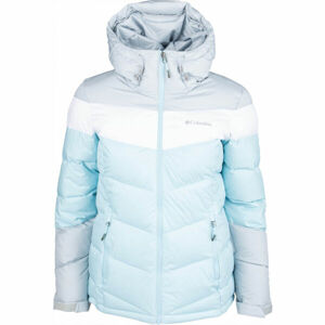 Columbia ABBOTT PEAK INSULATED JACKET Dámská zateplená lyžařská bunda, světle modrá, velikost S