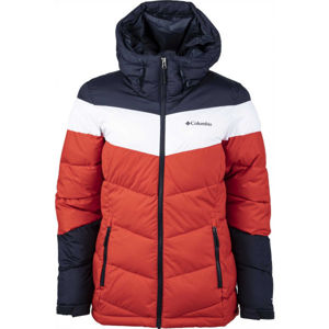 Columbia ABBOTT PEAK INSULATED JACKET Červená S - Dámská zateplená lyžařská bunda