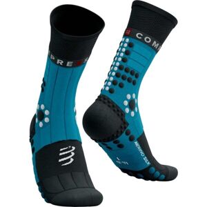 Compressport PRO RACING SOCKS WINTER TRAIL Zimní běžecké ponožky, modrá, veľkosť T4