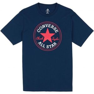 Converse CHUCK PATCH TEE tmavě modrá M - Pánské triko