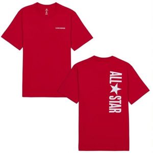 Converse ALL STAR SHORT SLEEVE TEE červená M - Pánské tričko