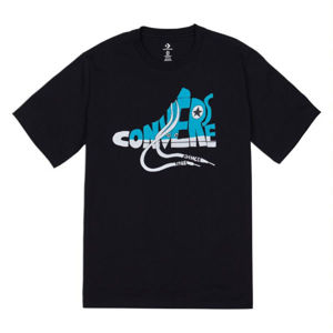 Converse ART TEE 3 Pánské triko, černá, velikost M