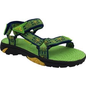 Crossroad MEPER Dětské sandály, Zelená,Žlutá,Černá,Tmavě modrá, velikost 25