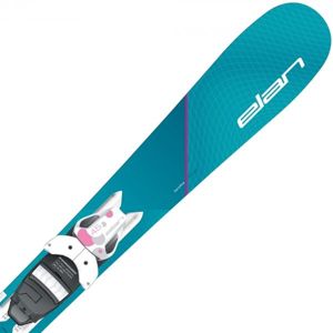 Elan LIL STYLE QS + EL 7.5 Dívčí sjezdové lyže, tyrkysová, velikost