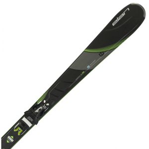 Elan AMPHIBIO 9 PS + EL 10 Pánské sjezdové lyže, Černá,Tmavě šedá,Bílá,Světle zelená, velikost 176